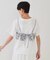 《ツインセット》スパンコールキャミ×Tシャツ【洗濯機洗い可】
