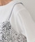 《ツインセット》スパンコールキャミ×Tシャツ【洗濯機洗い可】