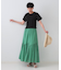 シャーリングショートTシャツ【洗濯機洗い可】