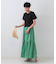 シャーリングショートTシャツ【洗濯機洗い可】
