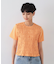シャーリングショートTシャツ【洗濯機洗い可】