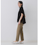 《S-LLサイズ》ハイストレッチスティックパンツ【洗濯機洗い可/接触冷感】