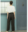ウエストサテン使いイージーワイドパンツ【洗濯機洗い可】