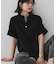 《5色展開/SS-LLサイズ》スキッパー金ボタンブラウス/セットアップ対応【防シワ/ストレッチ/洗濯機洗い可】