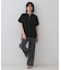 《5色展開/SS-LLサイズ》スキッパー金ボタンブラウス/セットアップ対応【防シワ/ストレッチ/洗濯機洗い可】