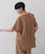 《5色展開/SS-LLサイズ》スキッパー金ボタンブラウス/セットアップ対応【防シワ/ストレッチ/洗濯機洗い可】