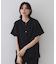《5色展開/SS-LLサイズ》スキッパー金ボタンブラウス/セットアップ対応【防シワ/ストレッチ/洗濯機洗い可】