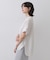 《5色展開/SS-LLサイズ》スキッパー金ボタンブラウス/セットアップ対応【防シワ/ストレッチ/洗濯機洗い可】
