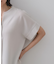 《5色展開/SS-LLサイズ》スキッパー金ボタンブラウス/セットアップ対応【防シワ/ストレッチ/洗濯機洗い可】