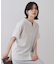 《5色展開/SS-LLサイズ》スキッパー金ボタンブラウス/セットアップ対応【防シワ/ストレッチ/洗濯機洗い可】