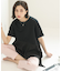 アシンメトリー切替ドッキングトップス