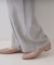 リネンライクタックワイドパンツ【洗濯機洗い可】