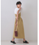 トレンチ風ベアドッキングワンピース【洗濯機洗い可】