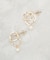 メタル×フェイクパールピアス