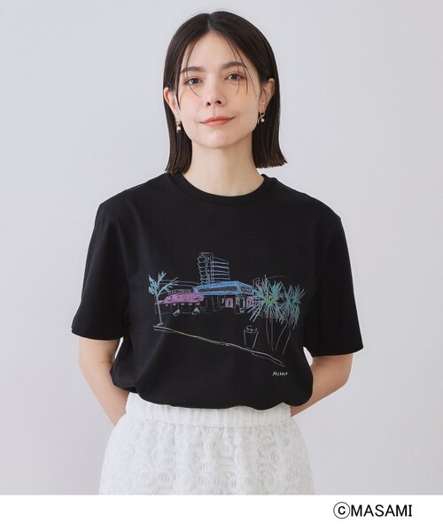 風景イラストプリントTシャツ 風景イラストプリントTシャツ｜オペーク ドット クリップの通販