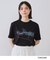 風景イラストプリントTシャツ