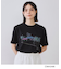 風景イラストプリントTシャツ