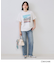 風景イラストプリントTシャツ