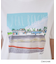 風景イラストプリントTシャツ