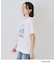 風景イラストプリントTシャツ