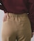 ステップヘムテーパードパンツ/セットアップ対応可【洗濯機洗い可】