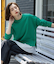 《ツインセット》リラクシーサイドスリットニット×ドッキングタンク【洗濯機洗い可】