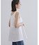 《ツインセット》リラクシーサイドスリットニット×ドッキングタンク【洗濯機洗い可】