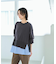 《ツインセット》リラクシーサイドスリットニット×ドッキングタンク【洗濯機洗い可】