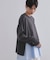 《ツインセット》リラクシーサイドスリットニット×ドッキングタンク【洗濯機洗い可】