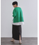 《ツインセット》リラクシーサイドスリットニット×ドッキングタンク【洗濯機洗い可】