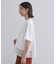 裾シアードッキングボクシーTシャツ【洗濯機洗い可】