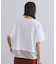 裾シアードッキングボクシーTシャツ【洗濯機洗い可】