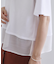 裾シアードッキングボクシーTシャツ【洗濯機洗い可】