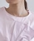 リボンモチーフブラウス【洗濯機洗い可】