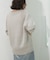 クリアシャギーVネックニット【洗える】