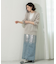 クリアシャギーVネックニット【洗える】