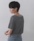 ツイードライクポケット付きニット【洗濯機洗い可/抗ピル】