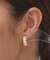 メタル×フェイクパールピアス