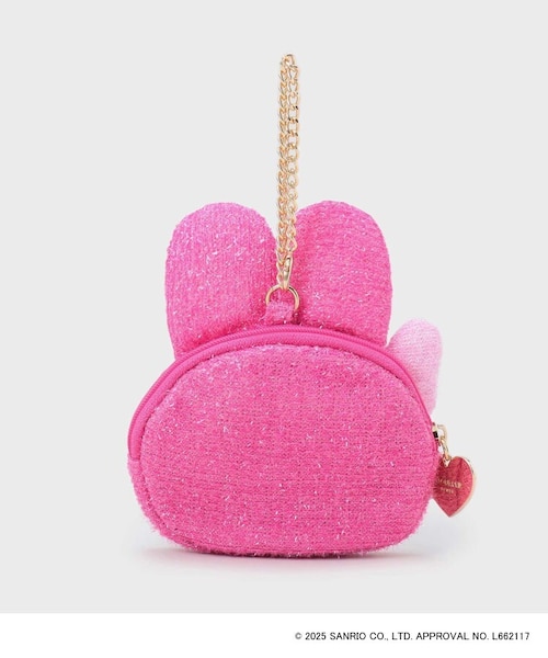 マイメロディ】フェイス型キラキラポーチチャーム｜オペーク ドット