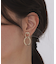 メタルリング2連ピアス