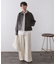 シンセティックレザー調ブルゾン【洗える】