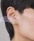 ビジューワンタッチピアス