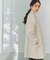 フォルムスリーブミドルコート【洗濯機OK】
