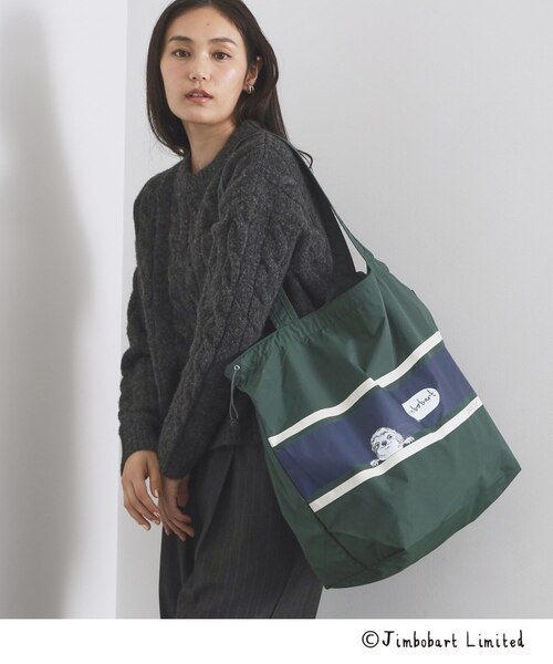 ジムボバートコラボ】ポケッタブルBIGトートバッグ｜オペーク ドット