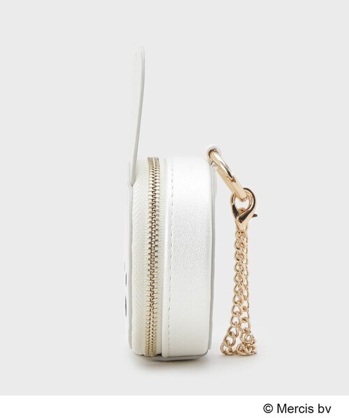 コラボ】miffy x OPAQUE.CLIP ミラー付き合皮フェイス型チャーム