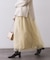 チュールイージーギャザースカート【洗濯機OK】