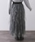 ラッフルチュールイージースカート【洗濯機OK】