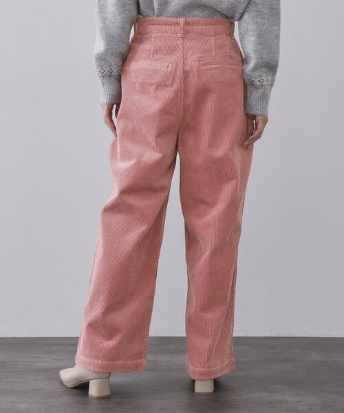 コーデュロイタックワイドパンツ【洗濯機OK】｜オペーク ドット