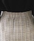 ファンシーツイードナロースカート【洗濯機OK】