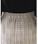 ファンシーツイードナロースカート【洗濯機OK】